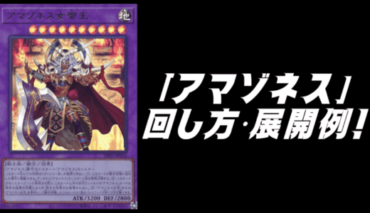 「アマゾネス」デッキレシピ2025の回し方・展開例！12月環境ガチ構築！