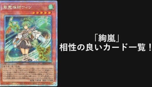「絢嵐」と相性の良いカード13選！【遊戯王OCG】