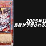 遊戯王2025年12月高騰予想